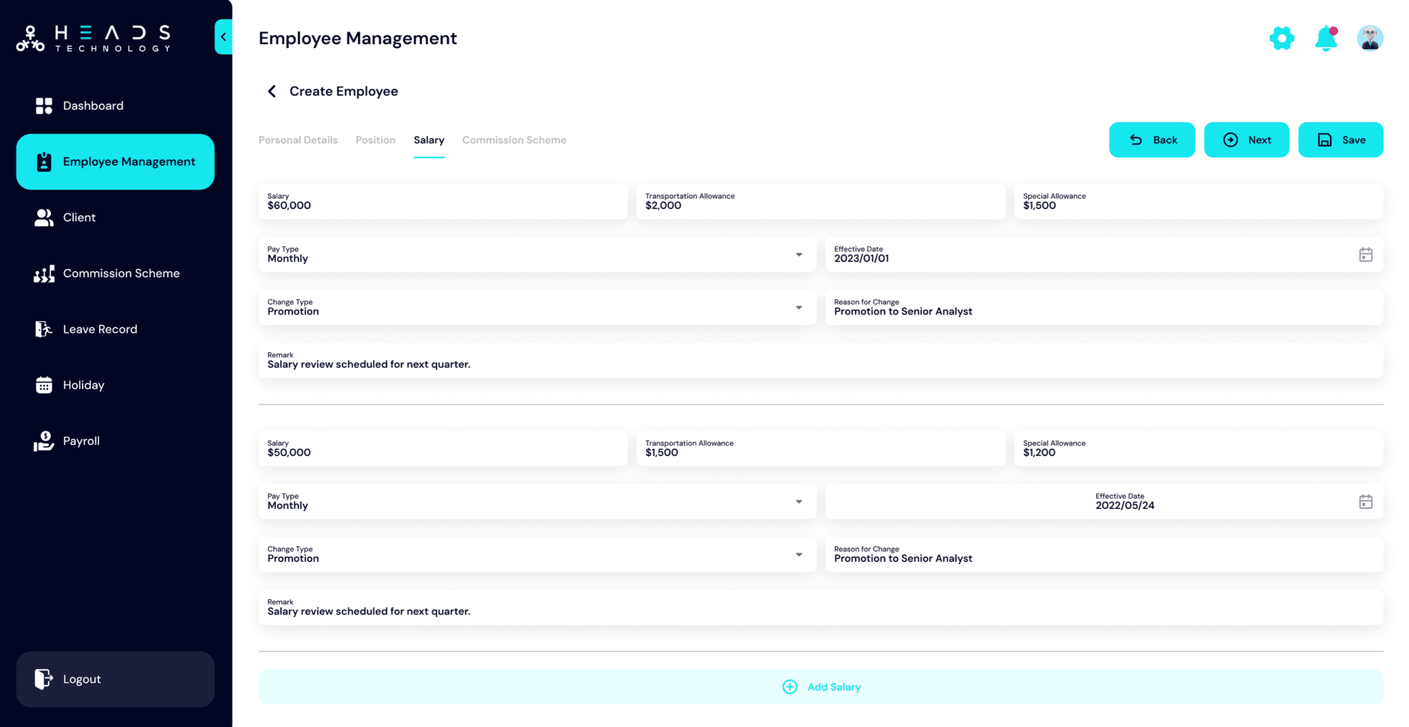 HR Management Portal 4